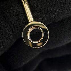 Pre Owned Hermes Kelly Sellier Blue Abysse Tadelakt Leather Size 25