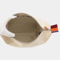 Pre Owned Hermes Bride-a-Brac H Pavilion Natural/Multicolor Canvas Size GM