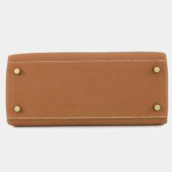 Pre Owned حقيبة هيرمس كيلي غولد توغو 25 العودة