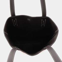 مملوكة مسبقًا حقيبة هيرمس نيو دابل سينس روز ساكورا/إيبن جلد سوفت حجم 35