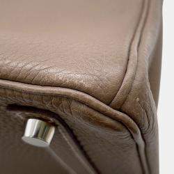 Pre Owned Hermes Birkin Etoupe Togo Leather Size 25