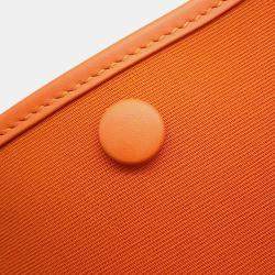 مملوكة مسبقًا حقيبة هيرمس نيو إيفلين فيو/جون دور تويل أوفيسييه جلد سويفت مقاس 16