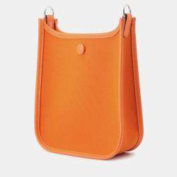 مملوكة مسبقًا حقيبة هيرمس نيو إيفلين فيو/جون دور تويل أوفيسييه جلد سويفت مقاس 16