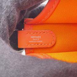 مملوكة مسبقًا حقيبة هيرمس نيو إيفلين فيو/جون دور تويل أوفيسييه جلد سويفت مقاس 16