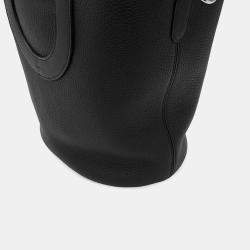 Pre Owned Hermes In The Loop Black Taurillon Clemence Swift Leather Size 23