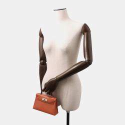 Pre Owned حقيبة هيرمس ميني كيلي 2 كويفر/روز مكسيكو جلد شيفر مايزور