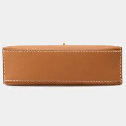 Pre Owned هيرمس بوشتكيلي جلد سوفت ذهبي