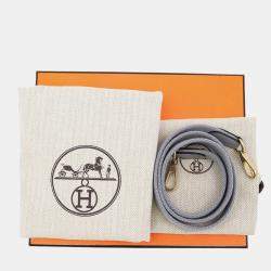 مملوكة مسبقًا Hermes Evelyne Short Grey Pantan Taurillon Clemence Size Tpm