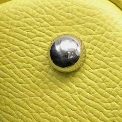 مملوكة مسبقًا Hermes Bolide 1923 Lime/Mauve Sylvestre/Nata Epsom Size 25