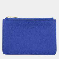 مملوكة مسبقًا حقيبة هيرمس كونستانس نحيفة برقوقي/أزرق ملكي إيفركالور