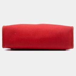 Pre Owned حقيبة هيرمس هيباغ بني أحمر زيپ 31