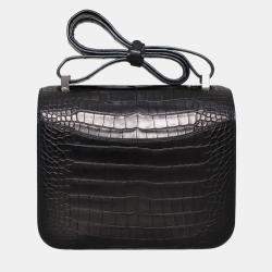 مملوكة مسبقًا Hermes Matte Alligator Constance 24 Bag