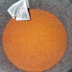 مملوكة مسبقًا Hermes Black Wool Sugar Box Pouch