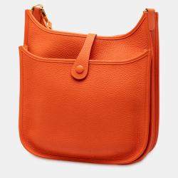 مملوكة مسبقًا Hermes Orange Clemence Evelyne III 29