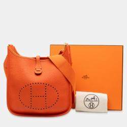مملوكة مسبقًا Hermes Orange Clemence Evelyne III 29