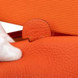 مملوكة مسبقًا Hermes Orange Clemence Evelyne III 29