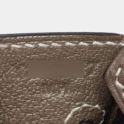 مملوكة مسبقًا حقيبة هيرمس بيركين 25  جلد إيتوب توغو إكسسوار مطلي بلاديوم