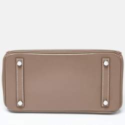 مملوكة مسبقًا حقيبة هيرمس بيركين 25  جلد إيتوب توغو إكسسوار مطلي بلاديوم