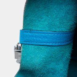 مملوكة مسبقًا Hermes Blue Clemence Picotin Lock 18