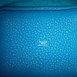 مملوكة مسبقًا Hermes Blue Clemence Picotin Lock 18