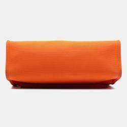 مملوكة مسبقًا حقيبة هيرمس توال هرباغ زيبر 31 بني برتقالي