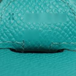 Pre Owned Hermes Evelyne 29 III PM Malachite Epsom Leather Bag