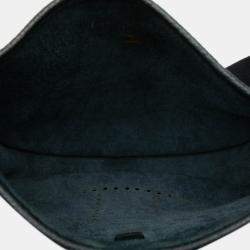 Pre Owned Hermes Blue Clemence Evelyne I GM