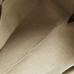 Pre Owned Hermès Bride-a-Brac Large Orange Feu Canvas Pouch