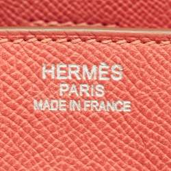 مملوكة مسبقًا Hermes Birkin 35 Palladium Finish Rose Jaipur Epsom Leather Tote