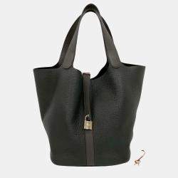 Pre Owned حقيبة هيرمس بيكوتين لوك 22 توتش كليمونس وجلد سوفت