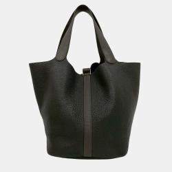 Pre Owned حقيبة هيرمس بيكوتين لوك 22 توتش كليمونس وجلد سوفت