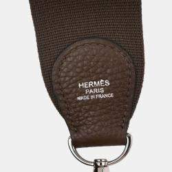 مملوكة مسبقًا Hermes Chocolat Togo Evelyne 3 29 PM Shoulder Bag