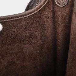 مملوكة مسبقًا Hermes Chocolat Togo Evelyne 3 29 PM Shoulder Bag
