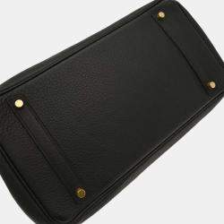 Pre Owned حقيبة هيرمس بيركين 35 جلد توريليون كليمنسي أسود