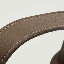 مملوكة مسبقًا حقيبة هيرمس بيكوتين لوك 18 جلد انكري توغو أزرق/أزرق داكن