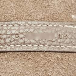 مملوكة مسبقًا حقيبة هيرمس بيكوتين لوك 18 جلد انكري توغو أزرق/أزرق داكن