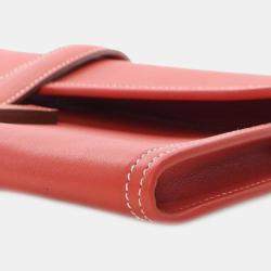 Pre Owned Hermes Red Orange Swift Jige Elan 29 