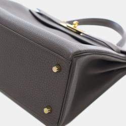 Pre Owned حقيبة هيرمس كيلي روتورن 28 تاغو رمادي