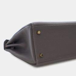 Pre Owned حقيبة هيرمس كيلي روتورن 28 تاغو رمادي