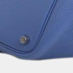 مملوكة مسبقًا حقيبة هيرمس بيكوتين قفل أزرق كليمونس وسويفت 18
