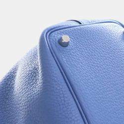 مملوكة مسبقًا حقيبة هيرمس بيكوتين قفل أزرق كليمونس وسويفت 18