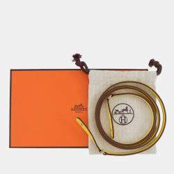 Pre Owned Hermes Kelly Wallet Long To-Go Shoulder Bag Lime Chevre Mysore