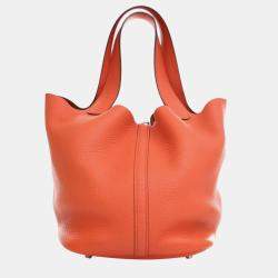 مملوكة مسبقًا Hermes Capucine Clemence Picotin Lock 22