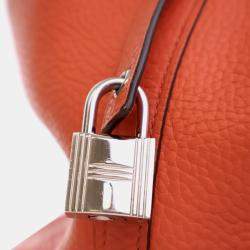 مملوكة مسبقًا Hermes Capucine Clemence Picotin Lock 22