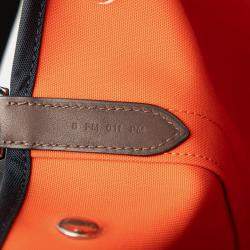 مملوكة مسبقًا حقيبة هيرمس ساك دو بونساج توال أزرق بني