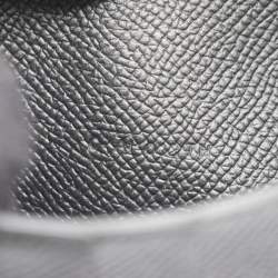 Pre Owned Hermes Kelly Wallet Medium Tri-Fold Epsom Leather Black