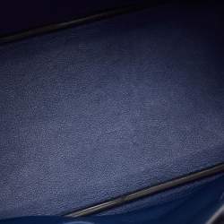 مملوكة مسبقًا حقيبة يد توتس هيرمس بيركن 25 جلد سويفت أزرق زفيري إكسسوار مطلي بلاديوم