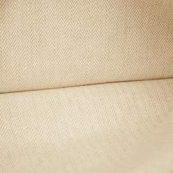 Pre Owned Hermes H Tissage Vermilion Canvas Pouch