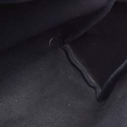 Pre Owned Hermes Herbag Black Toile Canvas and Vache Hunter Top Handle Bag