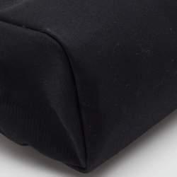 مملوكة مسبقًا Hermes Herbag 39 Black Toile Canvas and Vache Hunter Top Handle Bag